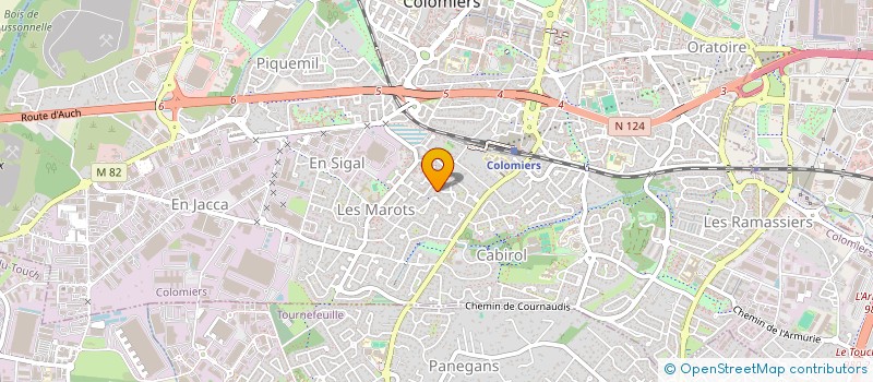 localisation de l'entreprise MONSIEUR GUILLERMO BATICON-RAMOS à COLOMIERS