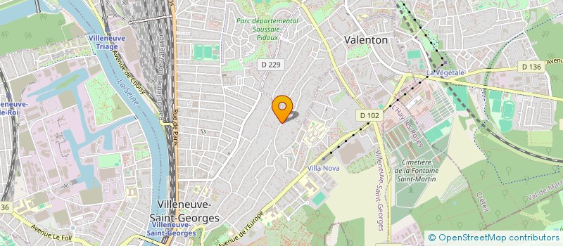 localisation de l'entreprise MONSIEUR GUILLERMO GONZALEZ CRUZ à VILLENEUVE-SAINT-GEORGES