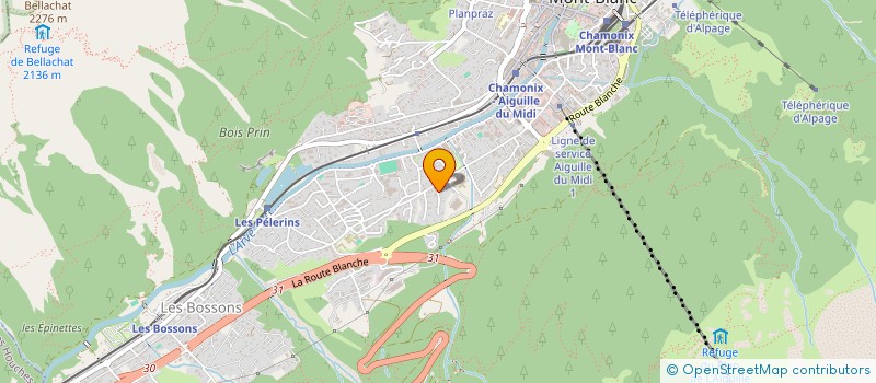 localisation de l'entreprise MONSIEUR GUILLERMO PIUMA  CHAMONIX-MONT-BLANC