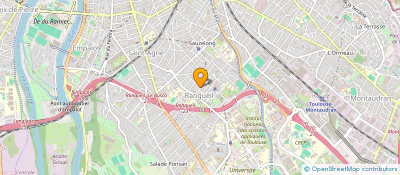localisation de l'entreprise MONSIEUR GUILLHEM FOUILHE  TOULOUSE