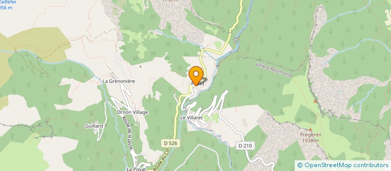 localisation de l'entreprise MONSIEUR GUILYAN BERTHOMIER  ORNON