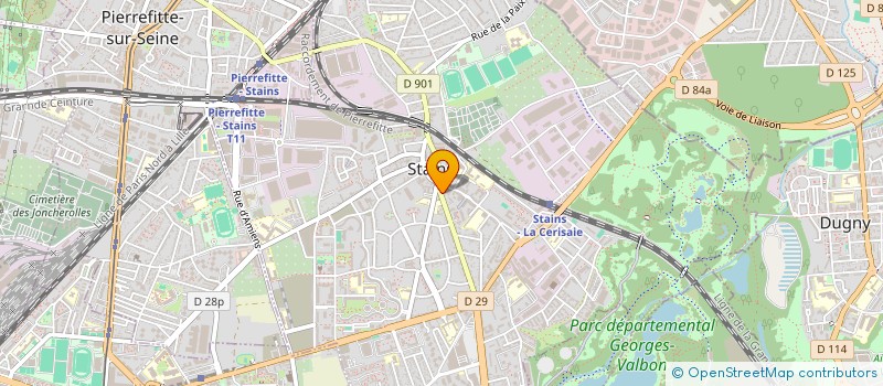 localisation de l'entreprise MONSIEUR GUIMA DESIR à STAINS