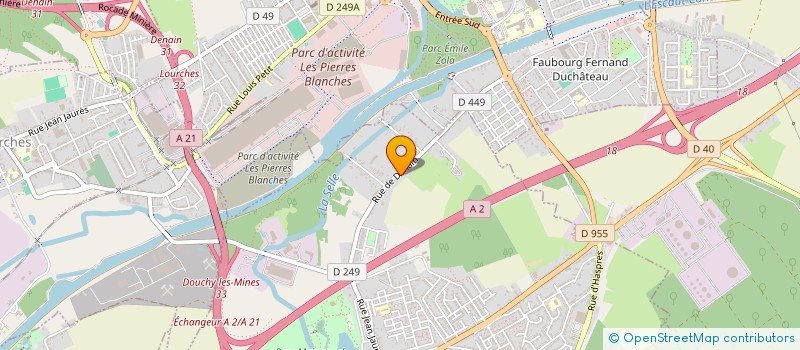 localisation de l'entreprise MONSIEUR GUINEZ AMAURY à DOUCHY-LES-MINES
