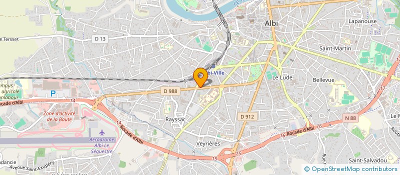 localisation de l'entreprise MONSIEUR GUIRAL ALMES à ALBI