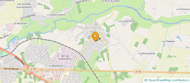 localisation de l'entreprise MONSIEUR GUIREC CHAUVEAU  PORNIC