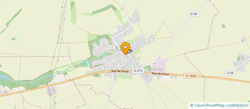 localisation de l'entreprise MONSIEUR GUIREC DE SAINT POL  HOMBLIERES