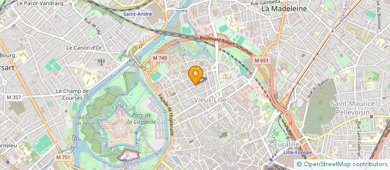 localisation de l'entreprise MONSIEUR GUIREC GUYON DE LA BERGE à LILLE