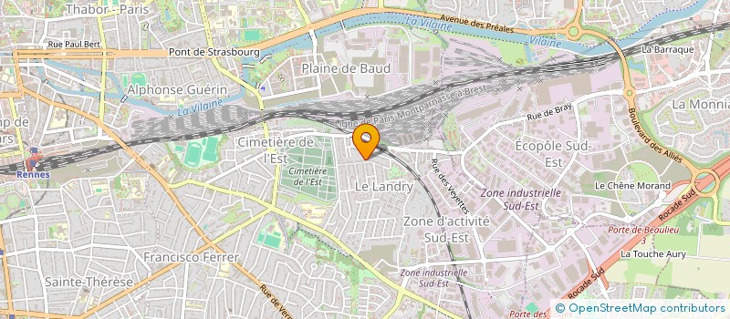 localisation de l'entreprise MONSIEUR GUIREC LE GOFF  RENNES