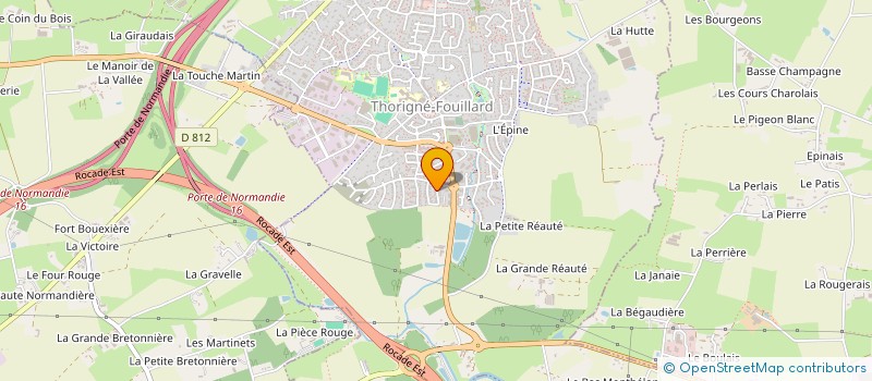 localisation de l'entreprise MONSIEUR GUIREC LOUIS à THORIGNE-FOUILLARD