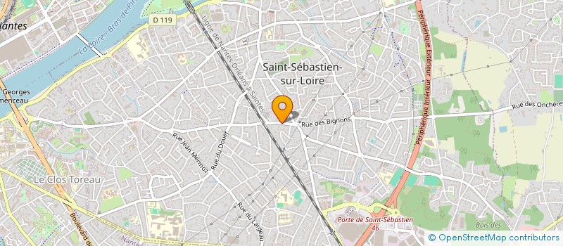 localisation de l'entreprise MONSIEUR GUIREG NAEL  SAINT-SEBASTIEN-SUR-LOIRE