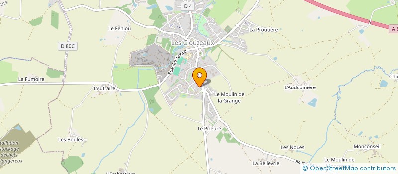 localisation de l'entreprise MONSIEUR GUIRIAND SAMBA N'TSIETE à AUBIGNY-LES CLOUZEAUX