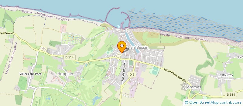 localisation de l'entreprise MONSIEUR GUISEPPE ALONZI  PORT-EN-BESSIN-HUPPAIN