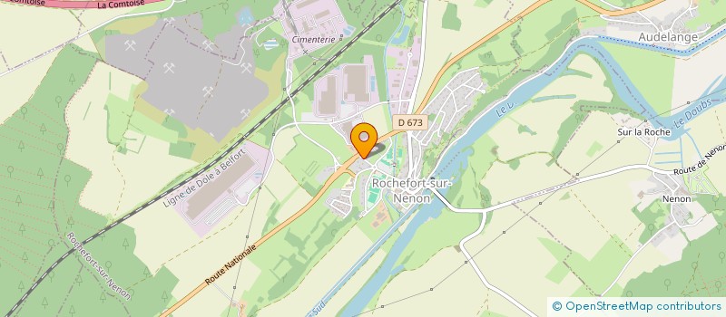 localisation de l'entreprise MONSIEUR GUISEPPE BEVILACQUA  ROCHEFORT-SUR-NENON