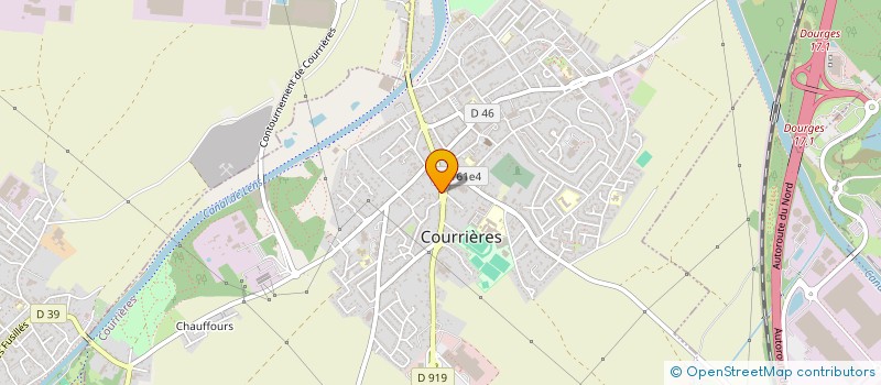 localisation de l'entreprise MONSIEUR GUISEPPE CARUANA à COURRIERES