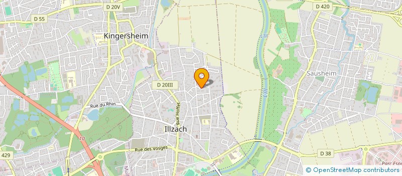 localisation de l'entreprise MONSIEUR GUISEPPE DIODATI  ILLZACH