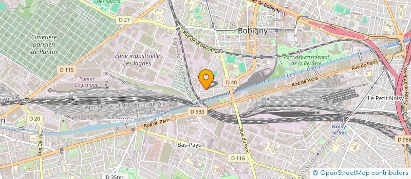 localisation de l'entreprise MONSIEUR GUISEPPE DOSSENA  BOBIGNY