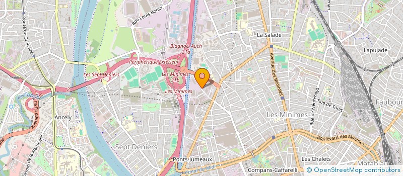localisation de l'entreprise MONSIEUR GUISEPPE GIRALDI à TOULOUSE