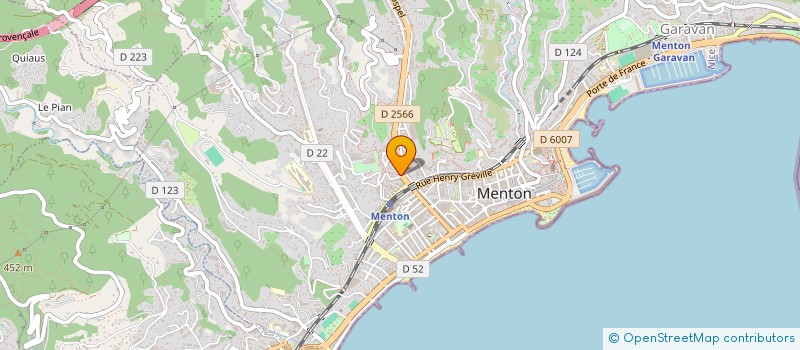 localisation de l'entreprise MONSIEUR GUISEPPE GRASSO à MENTON
