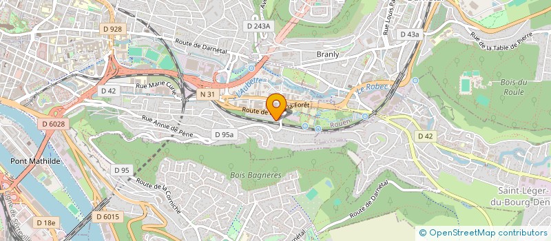 localisation de l'entreprise MONSIEUR GUISEPPE MUSILLO  ROUEN