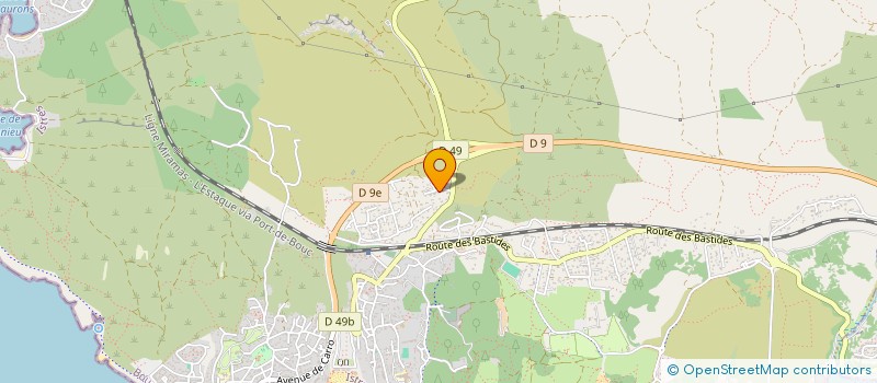 localisation de l'entreprise MONSIEUR GUISEPPE POLITO  MARTIGUES