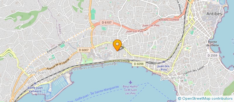 localisation de l'entreprise MONSIEUR GUISEPPE ZAMPAGLIONE à ANTIBES