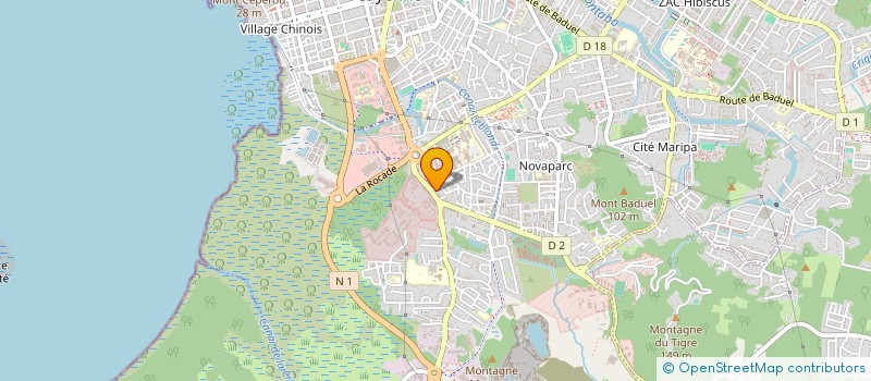 localisation de l'entreprise MONSIEUR GUISHENG XIAO  CAYENNE