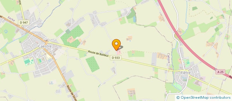 localisation de l'entreprise MONSIEUR GUISLAIN BERNARD  CAESTRE