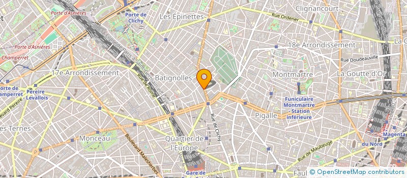 localisation de l'entreprise MONSIEUR GUISLAIN D HAUTEVILLE  PARIS