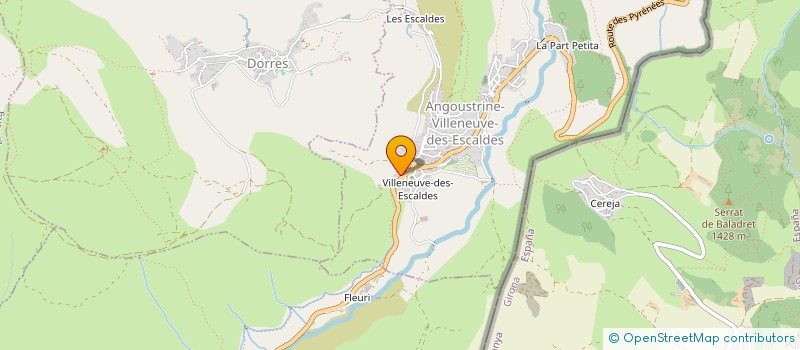 localisation de l'entreprise MONSIEUR GUISLAIN LEFEBVRE  ANGOUSTRINE-VILLENEUVE-DES-ESCALDES