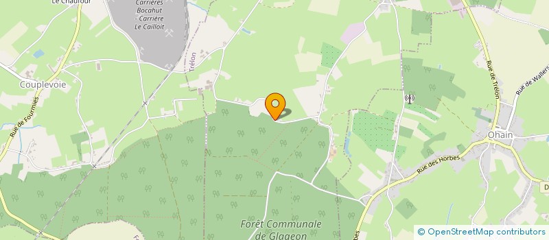 localisation de l'entreprise MONSIEUR GUISLAIN PLOUVIER  TRELON