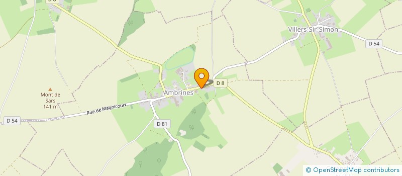 localisation de l'entreprise MONSIEUR GUISLAIN SEBERT  AMBRINES