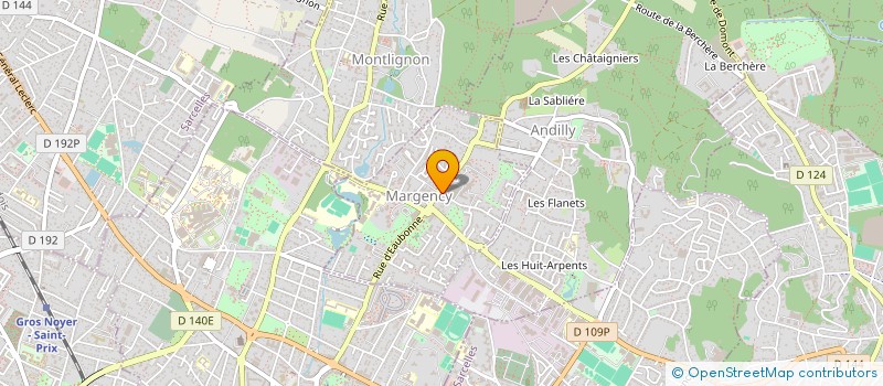 localisation de l'entreprise MONSIEUR GUITEAU NONCENT  MARGENCY