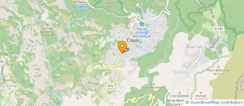 localisation de l'entreprise MONSIEUR GUITO HOARAU à CILAOS