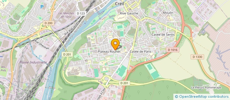 localisation de l'entreprise MONSIEUR GUL AHMAD AHMADZAI  CREIL