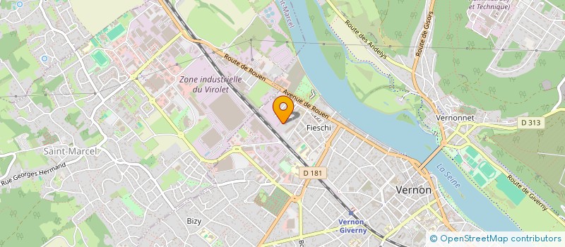 localisation de l'entreprise MONSIEUR GUL AHMADZAI  VERNON