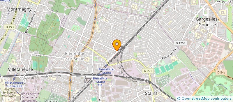 localisation de l'entreprise MONSIEUR GUL BADIN NIAZI à PIERREFITTE-SUR-SEINE
