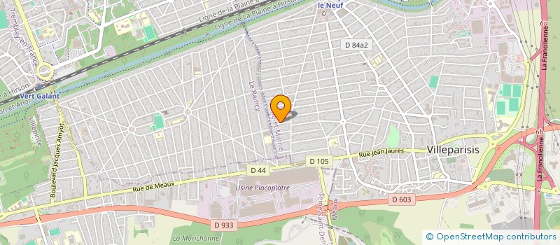 localisation de l'entreprise MONSIEUR GUL BAHADUR  VILLEPARISIS