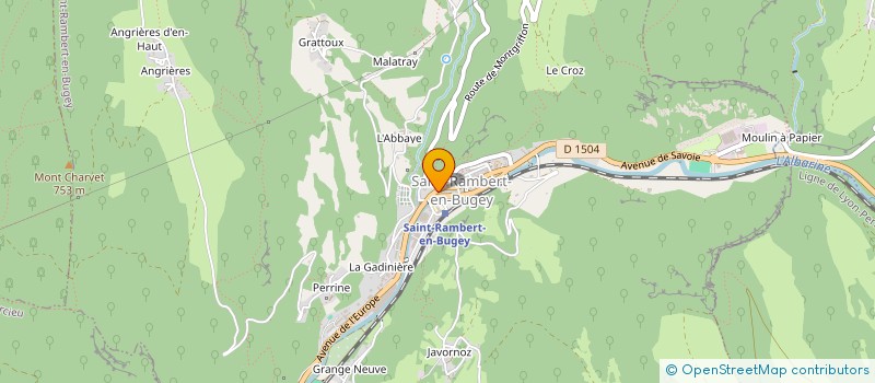 localisation de l'entreprise MONSIEUR GUL MANZOOR  SAINT-RAMBERT-EN-BUGEY