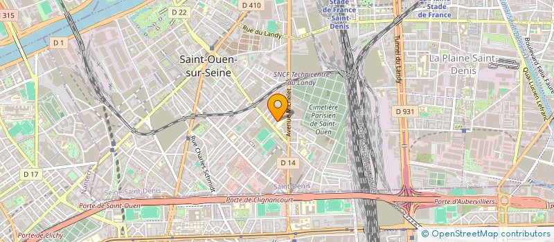 localisation de l'entreprise MONSIEUR GUL RAMPUTH  SAINT-OUEN-SUR-SEINE