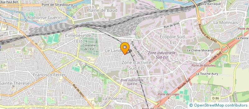 localisation de l'entreprise MONSIEUR GULAGHA OURIAKHAIL  RENNES