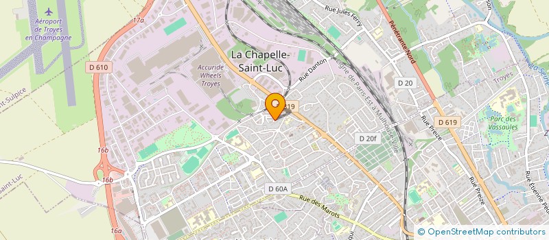 localisation de l'entreprise MONSIEUR GULAHMED MAROOFKHIL à LA CHAPELLE-SAINT-LUC