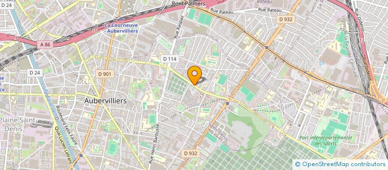 localisation de l'entreprise MONSIEUR GULAK PAUL  AUBERVILLIERS