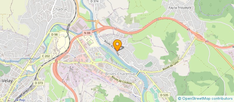 localisation de l'entreprise MONSIEUR GULALI DELIDAG à BRIVES-CHARENSAC
