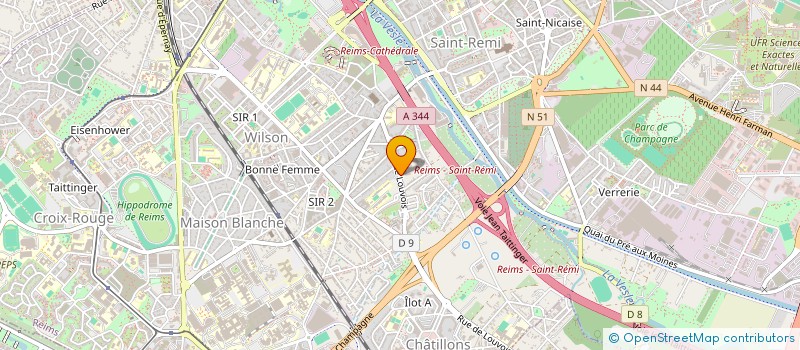 localisation de l'entreprise MONSIEUR GULAM QADERI  REIMS