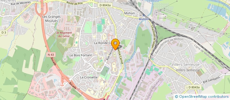 localisation de l'entreprise MONSIEUR GULBODIN HUSSAINI  CHARLEVILLE-MEZIERES