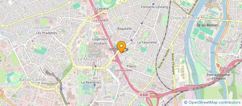 localisation de l'entreprise MONSIEUR GULDAR KOCHAI  TOULOUSE