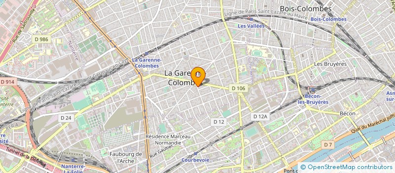 localisation de l'entreprise MONSIEUR GULDEREN TANYEL  LA GARENNE-COLOMBES