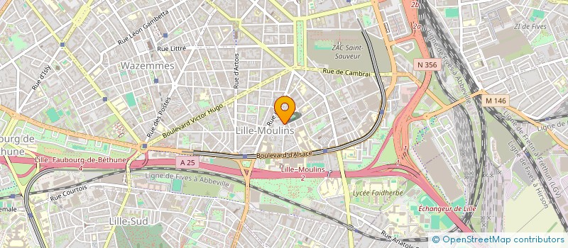 localisation de l'entreprise MONSIEUR GULEID AHMED  LILLE