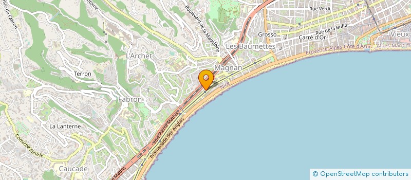 localisation de l'entreprise MONSIEUR GULIVER ALTIN  NICE