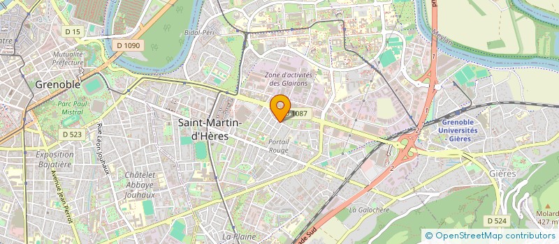 localisation de l'entreprise MONSIEUR GULLNAWAZ BUGTI  SAINT-MARTIN-D'HERES